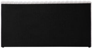 Nash Boucle Fabric / Engineered Wood / Foam Contemporary Cream Boucle Fabric King Bed - 89" W x 91" D x 38" H