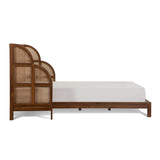 Union Home Nest Bed Porto Natural Finish FSC Certified Recycled Teak & Cane