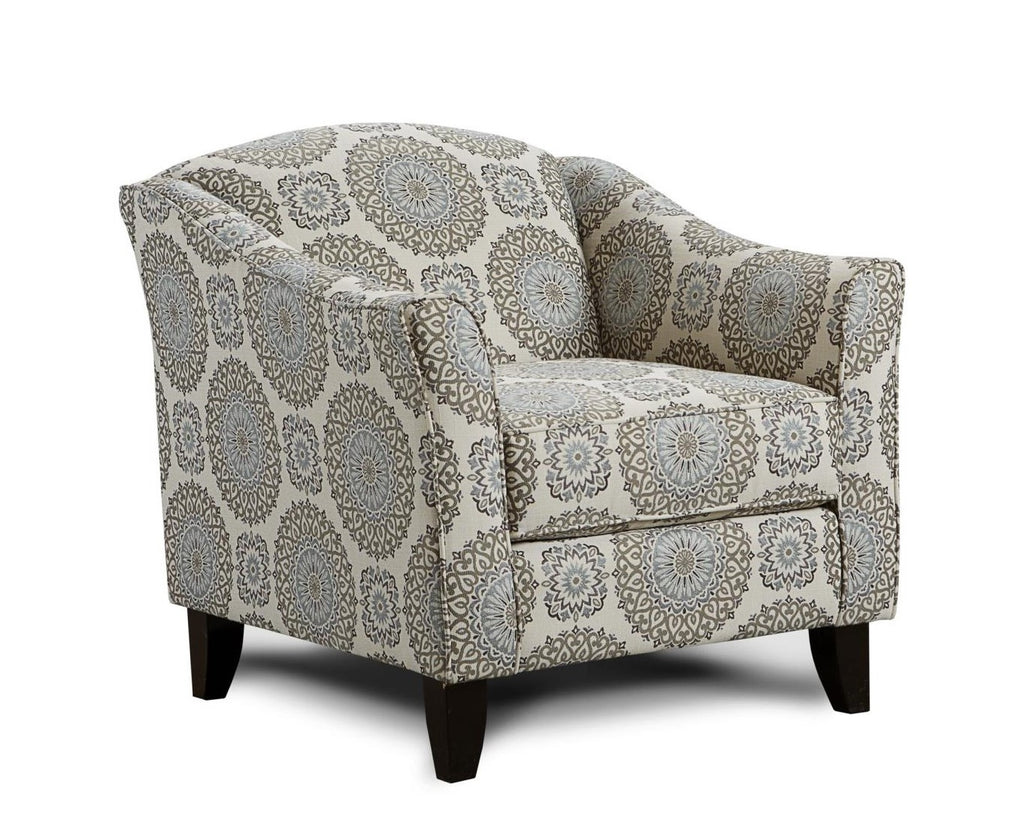 Fusion 452 Transitional Accent Chair 452 Brianne Twilight Chair