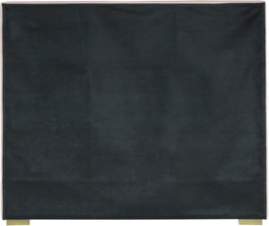 Nora Velvet / Engineered Wood / Metal / Foam Contemporary Pink Velvet Full Bed - 60" W x 76.4" D x 57" H