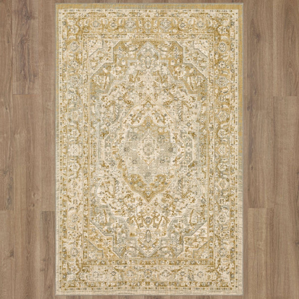 Karastan Rugs Nore Willow Grey 9' 6" x 12' 11" Area Rug