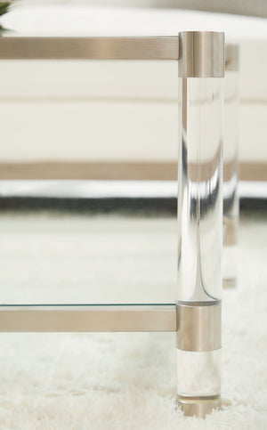 Essentials for Living Traditions Nouveau Coffee Table 6073.BSTL/CLR