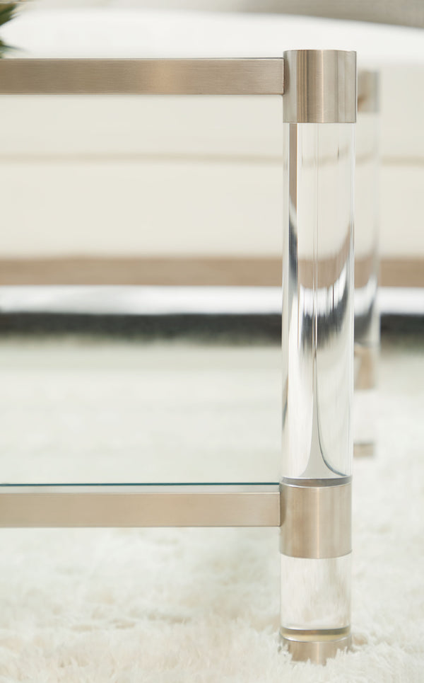 Essentials for Living Traditions Nouveau Coffee Table 6073.BSTL/CLR