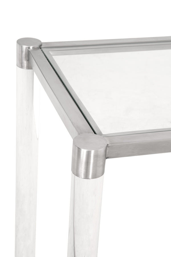 Essentials for Living Traditions Nouveau Console Table 6075.BSTL/CLR