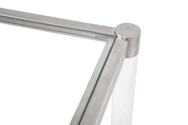 Essentials for Living Traditions Nouveau Console Table 6075.BSTL/CLR