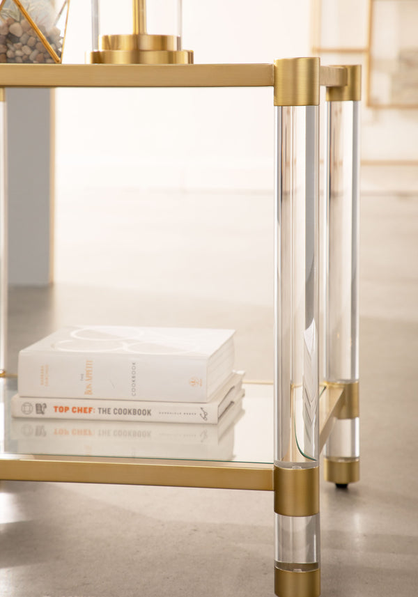 Essentials for Living Traditions Nouveau End Table 6074.BBRS/CLR