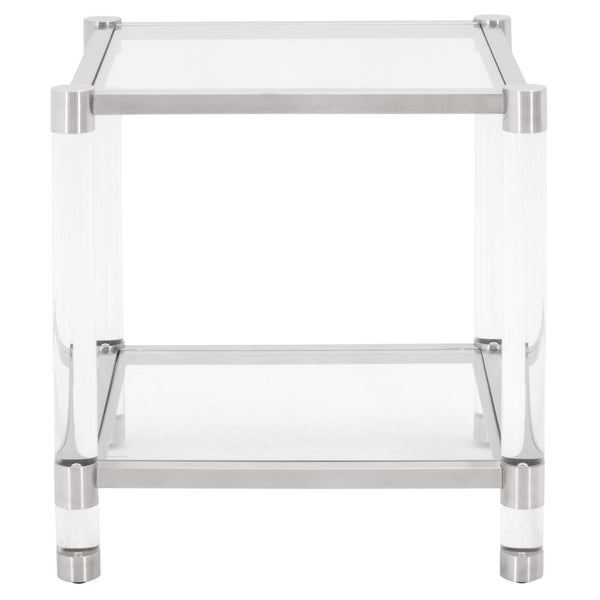 Essentials for Living Traditions Nouveau End Table 6074.BSTL/CLR