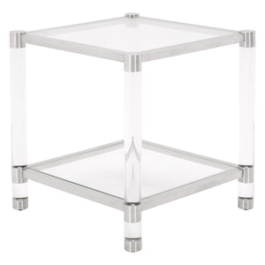 Essentials for Living Traditions Nouveau End Table 6074.BSTL/CLR