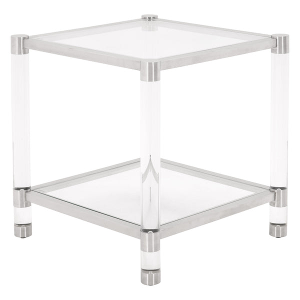 Essentials for Living Traditions Nouveau End Table 6074.BSTL/CLR