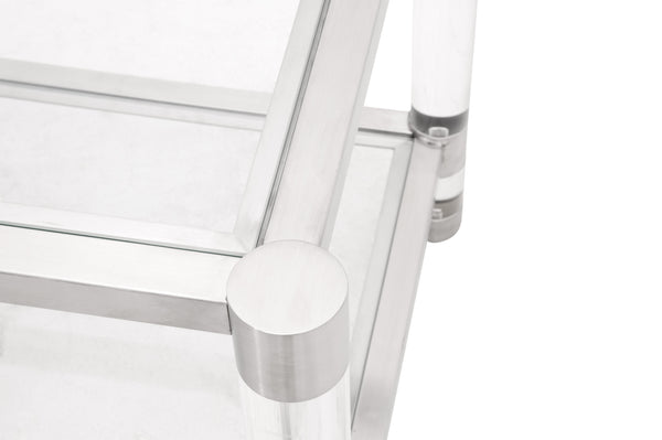 Essentials for Living Traditions Nouveau End Table 6074.BSTL/CLR