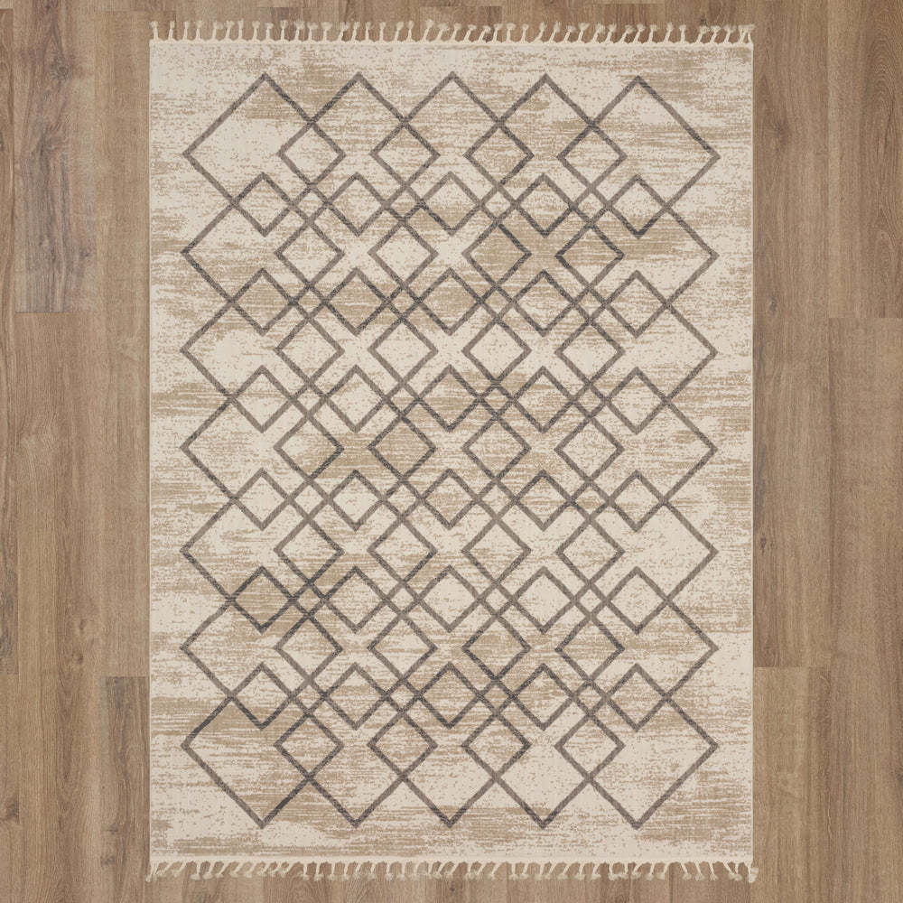Karastan Rugs Rendition By Stacy Garcia Home Nova Machine Woven Triexta Geometric Modern Contemporary Area Rug 92422 10038 F96132 IS