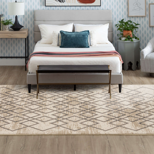 Karastan Rugs Rendition By Stacy Garcia Home Nova Machine Woven Triexta Geometric Modern Contemporary Area Rug 92422 10038 F96132 IS