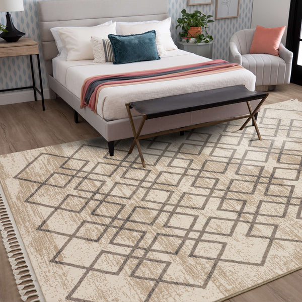 Karastan Rugs Rendition By Stacy Garcia Home Nova Machine Woven Triexta Geometric Modern Contemporary Area Rug 92422 10038 F96132 IS