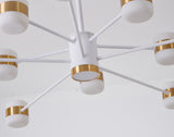 Bethel White LED Chandelier in Metal