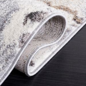 Safavieh Opal 410 Power Loomed Modern Rug Ivory / Grey 9' x 12'