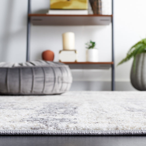 Safavieh Opal 414 Power Loomed Modern Rug Ivory / Grey 9' x 12'