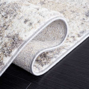 Safavieh Opal 414 Power Loomed Modern Rug Ivory / Grey 9' x 12'