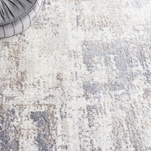 Safavieh Opal 414 Power Loomed Modern Rug Ivory / Grey 9' x 12'