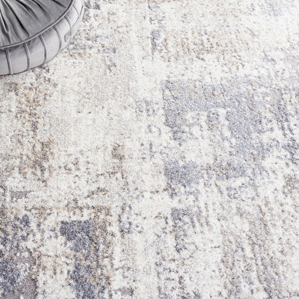 Safavieh Opal 414 Power Loomed Modern Rug Ivory / Grey 9' x 12'