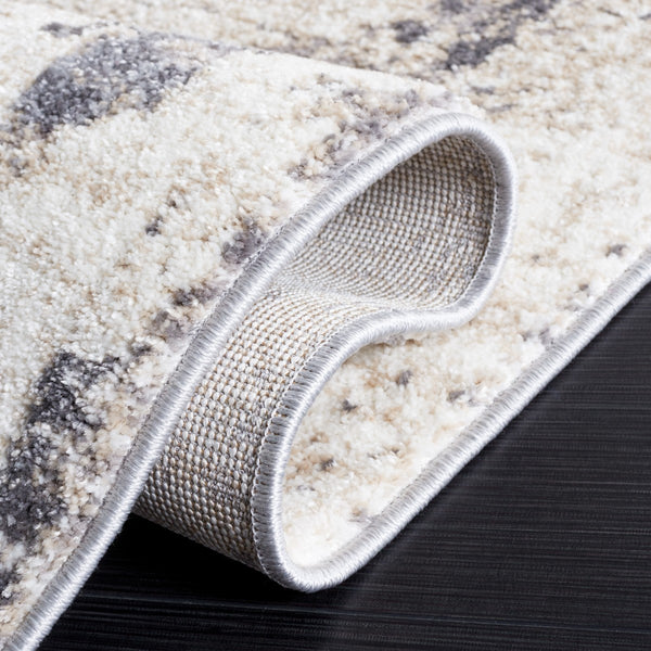 Safavieh Opal 416 Power Loomed Modern Rug Ivory / Grey 9' x 12'