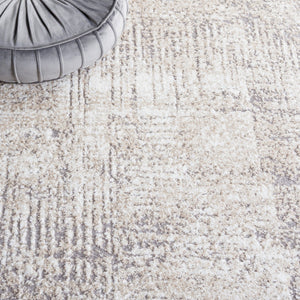 Safavieh Opal 416 Power Loomed Modern Rug Ivory / Grey 9' x 12'