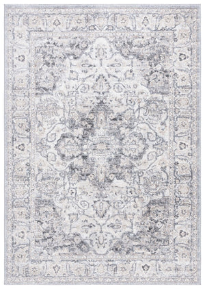 Safavieh Opal 470 Power Loomed Traditional Rug Grey / Ivory 9' x 12'