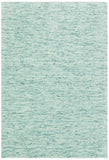 Chandra Rugs Oasis 80% Wool + 20% Cotton Hand-Woven Contemporary Rug White/Green 9' x 13'