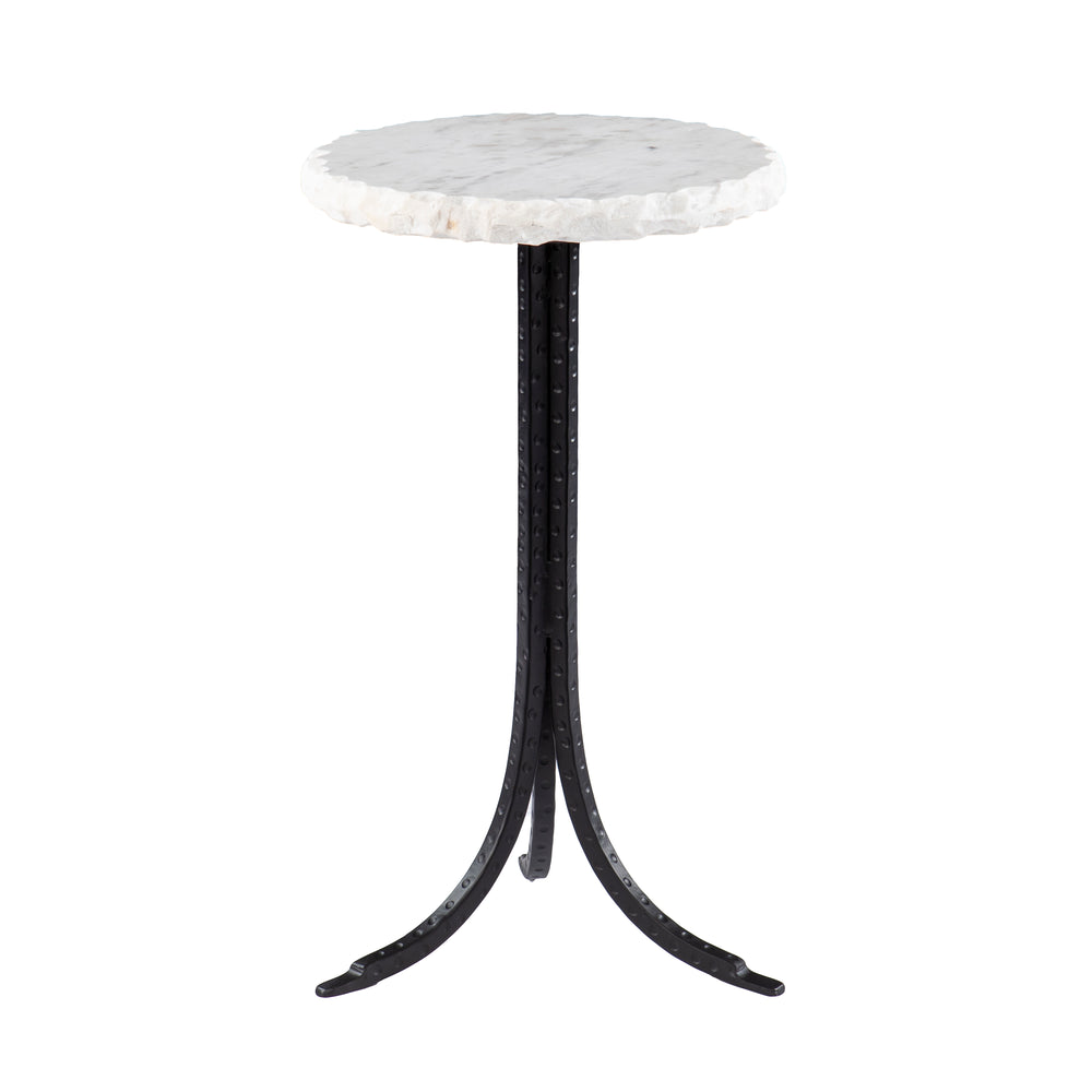 Sei Furniture Grendon Round Marble Top Accent Table Oc1097306