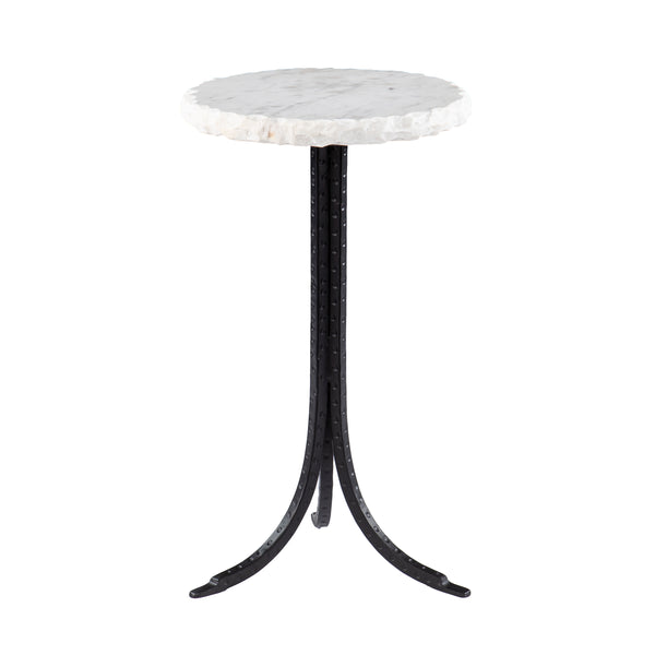 Sei Furniture Grendon Round Marble Top Accent Table Oc1097306
