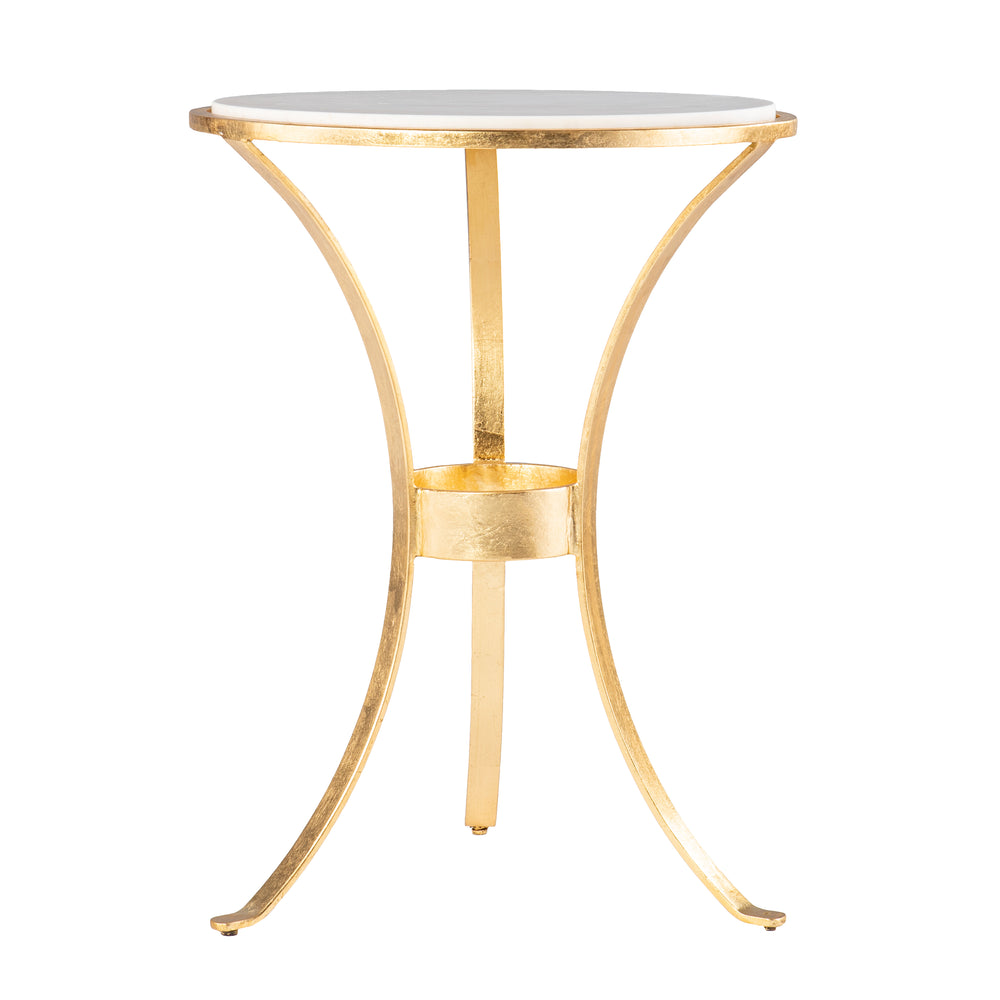 Sei Furniture Fordoche Round Accent Table Gold Oc1098006