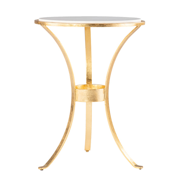 Sei Furniture Fordoche Round Accent Table Gold Oc1098006