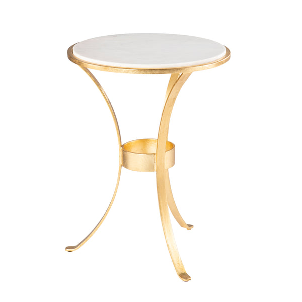 Sei Furniture Fordoche Round Accent Table Gold Oc1098006