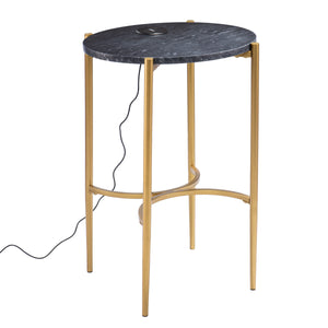 Sei Furniture Clarvin Side Table W Wireless Charging Station Oc1134606