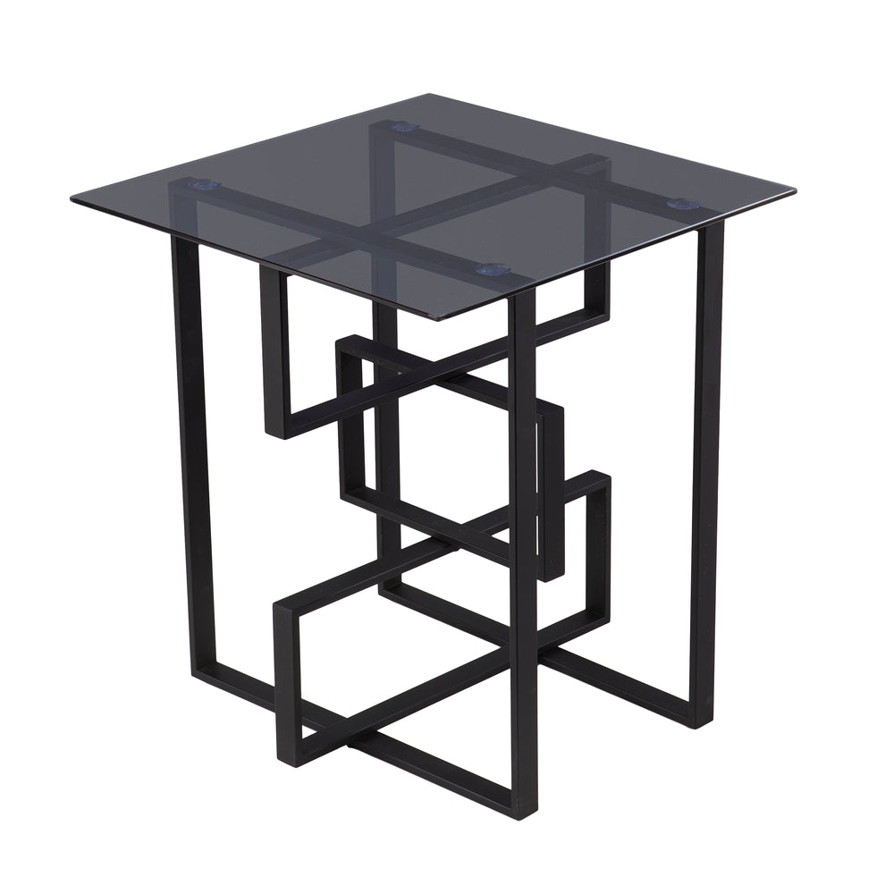 Sei Furniture Clanlin Glass Top Accent Table Oc1139506