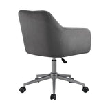 Imogen QUILTED OFFICE CHAIR GREY