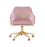 Imogen QUILTED OFFICE CHAIR PINK