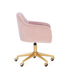 Imogen QUILTED OFFICE CHAIR PINK