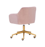 Imogen QUILTED OFFICE CHAIR PINK