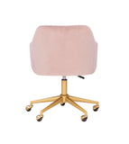 Imogen QUILTED OFFICE CHAIR PINK