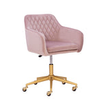 Imogen QUILTED OFFICE CHAIR PINK