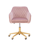 Imogen QUILTED OFFICE CHAIR PINK