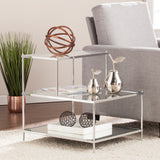 Sei Furniture Knox Glam Mirrored Accent Table Chrome Oc5205