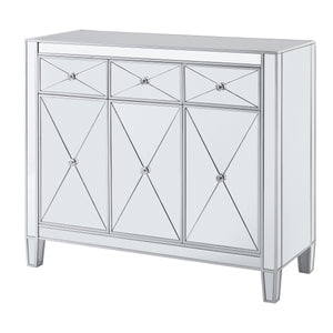 Sei Furniture Mirage 3 Door Mirrored Cabinet Oc9151
