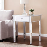 Sei Furniture Mirage Mirrored Accent Table Oc9168