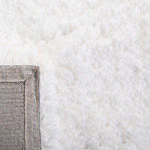 Ocean Shag 120 Shag & Flokati Tufted 100% Polyester Pile Rug Ivory