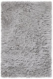 Ocean Shag 120 Shag & Flokati Tufted 100% Polyester Pile Rug Silver