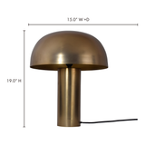 Moe's Home Nanu Table Lamp Brass OD-1023-43