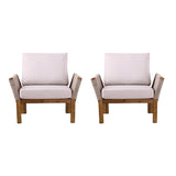 Brendina Outdoor Armchair w/ Cushions – 2pc Set