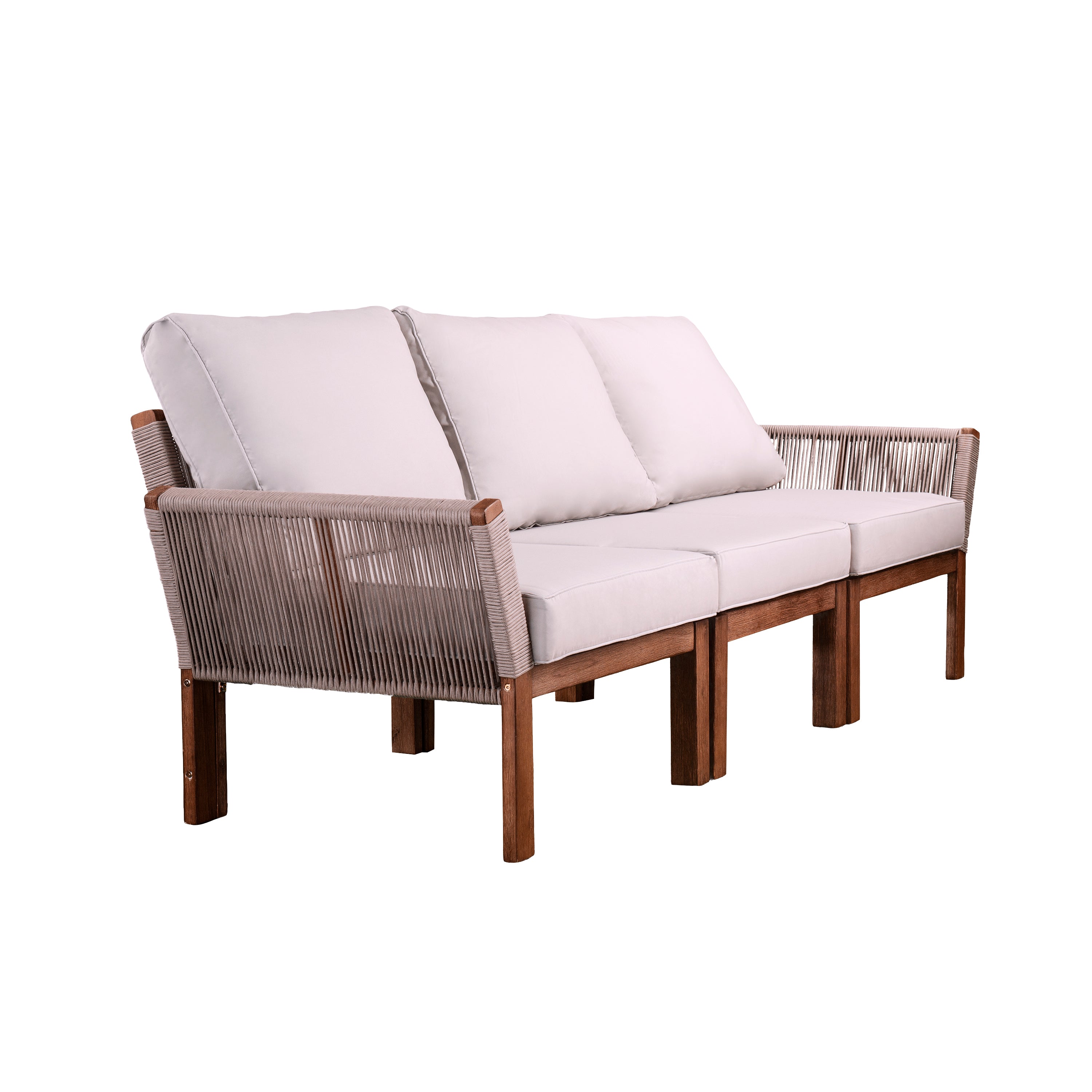 Brendina Outdoor 3-Seater Sofa - Thumbnail 5