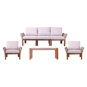 Sei Furniture Brendina Outdoor Conversation Set 4Pc Od10893